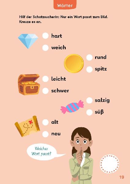 Leserätsel für mutige Kinder - Auf Schatzsuche - Ab 6 Jahren