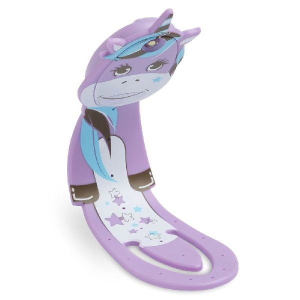Flexilight Pals Leselicht (Einhorn) - lila - 2 in 1 Leselampe & Lesezeichen - LED Leselicht - Geschenk für Leser, Buchliebhaber - Deutsche Ausgabe