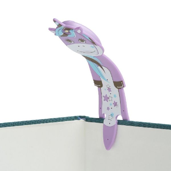 Flexilight Pals Leselicht (Einhorn) - lila - 2 in 1 Leselampe & Lesezeichen - LED Leselicht - Geschenk für Leser, Buchliebhaber - Deutsche Ausgabe