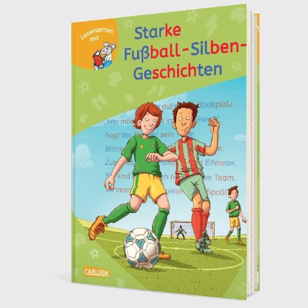LESEMAUS zum Lesenlernen Sammelbände: Starke Fußball-Silben-Geschichten