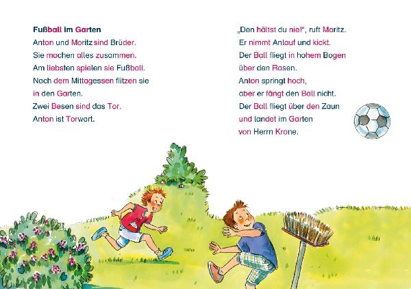LESEMAUS zum Lesenlernen Sammelbände: Starke Fußball-Silben-Geschichten