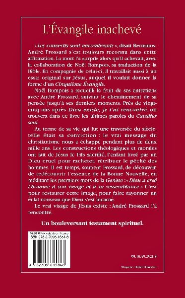 L'Evangile inachevé