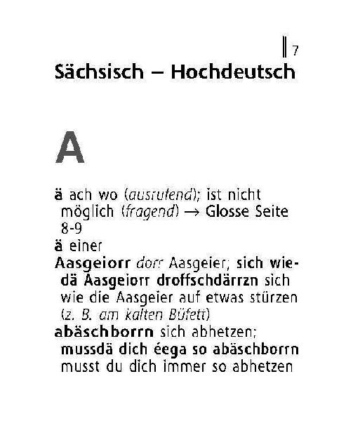 Langenscheidt Lilliput Sächsisch