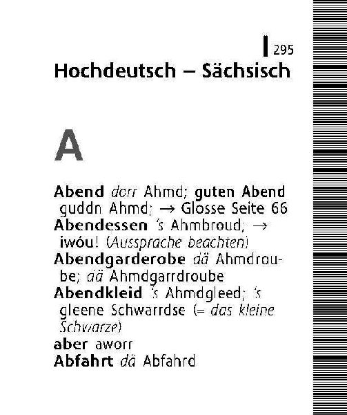 Langenscheidt Lilliput Sächsisch