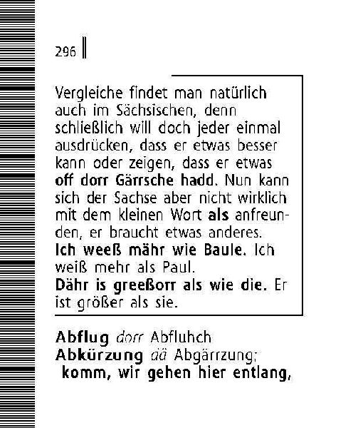 Langenscheidt Lilliput Sächsisch
