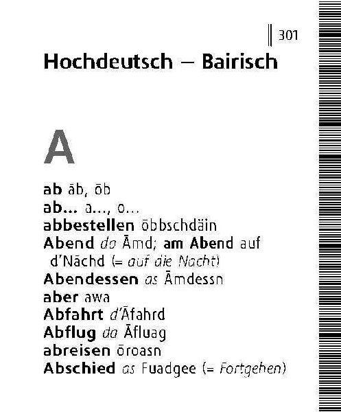 Langenscheidt Lilliput Bairisch