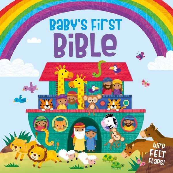 Baby's First Bible, Board Book with Felt Lift-The-Flaps, ...