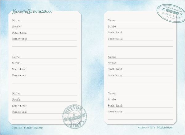 Mein Reisetagebuch
