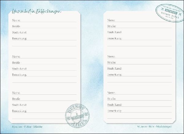 Mein Reisetagebuch