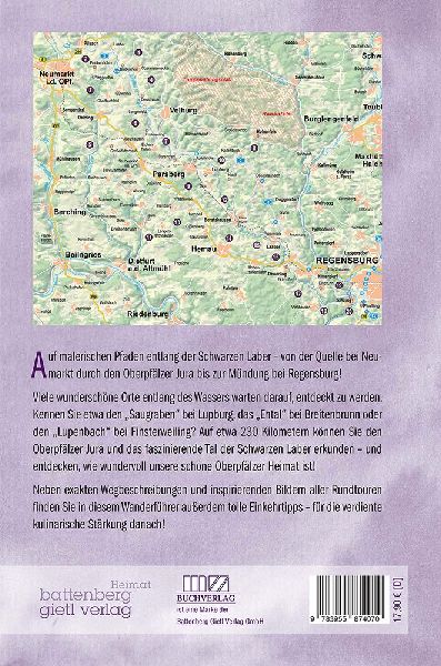 Wanderführer Oberpfälzer Jura & Tal der Schwarzen Laber