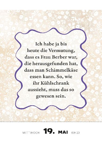 Abreißkalender Renate Bergmann - Der Kalender 2027
