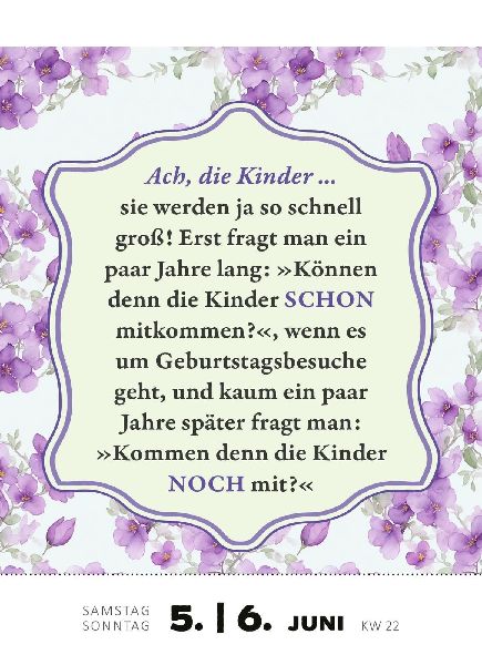Abreißkalender Renate Bergmann - Der Kalender 2027