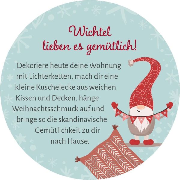 Adventskalender in der Dose. 24 Wichtelweisheiten für den Advent