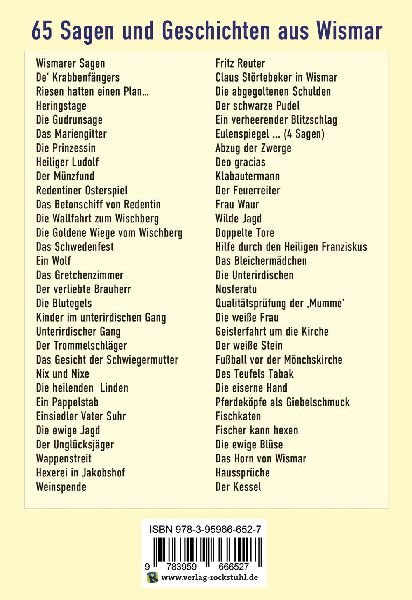Sagen und Geschichten HANSESTADT WISMAR (Große Ausgabe)