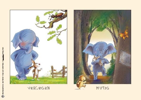 Eddy sucht seinen Teddy - Kamishibai-Bilderbuchkarten