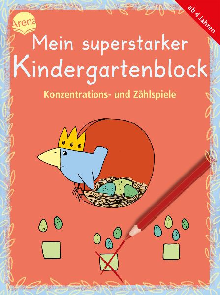 Mein superstarker Kindergartenblock. Konzentrations- und Zähl...