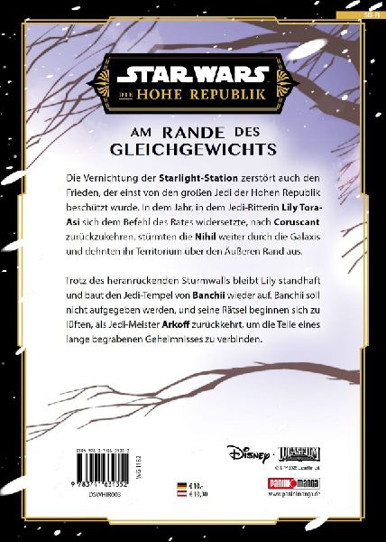 Star Wars: Die Hohe Republik - Am Rande des Gleichgewichts (Manga) 03