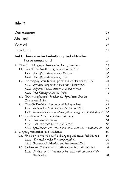 Sterben und Tod in der Palliativ- und Intensivpflege