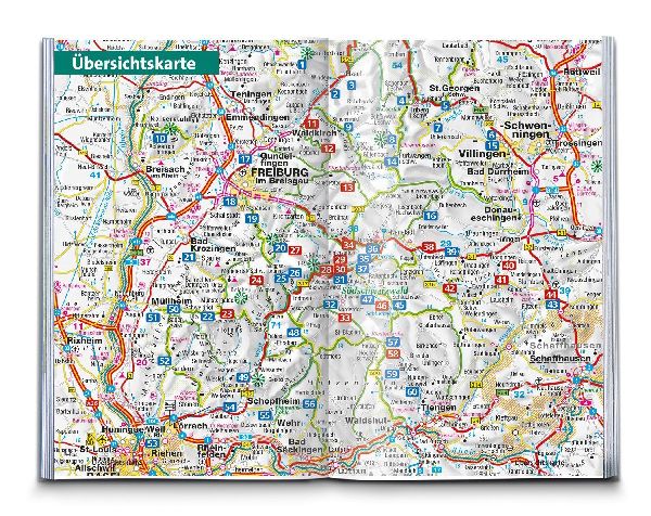 KOMPASS Wanderführer Schwarzwald Süd mit Naturpark, Kaiserstuhl und Markgräflerland, 60 Touren mit Extra-Tourenkarte