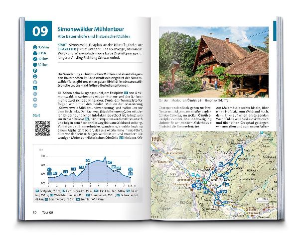 KOMPASS Wanderführer Schwarzwald Süd mit Naturpark, Kaiserstuhl und Markgräflerland, 60 Touren mit Extra-Tourenkarte