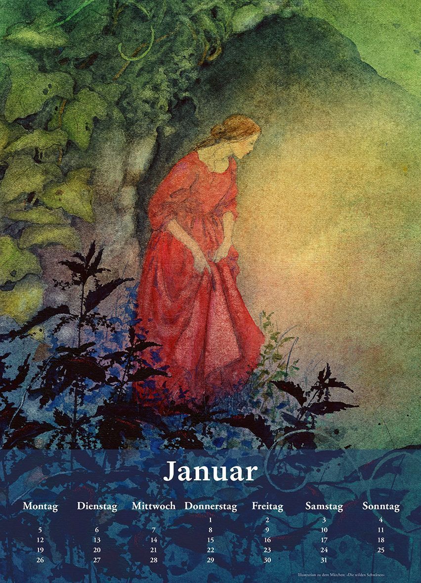 Kinderzimmer-Kalender 2027 'Hans Christian Andersen'