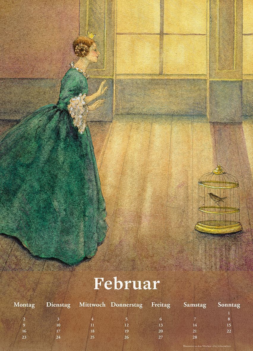 Kinderzimmer-Kalender 2027 'Hans Christian Andersen'