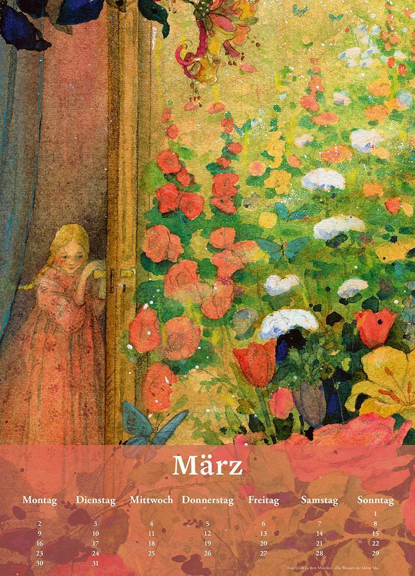 Kinderzimmer-Kalender 2027 'Hans Christian Andersen'