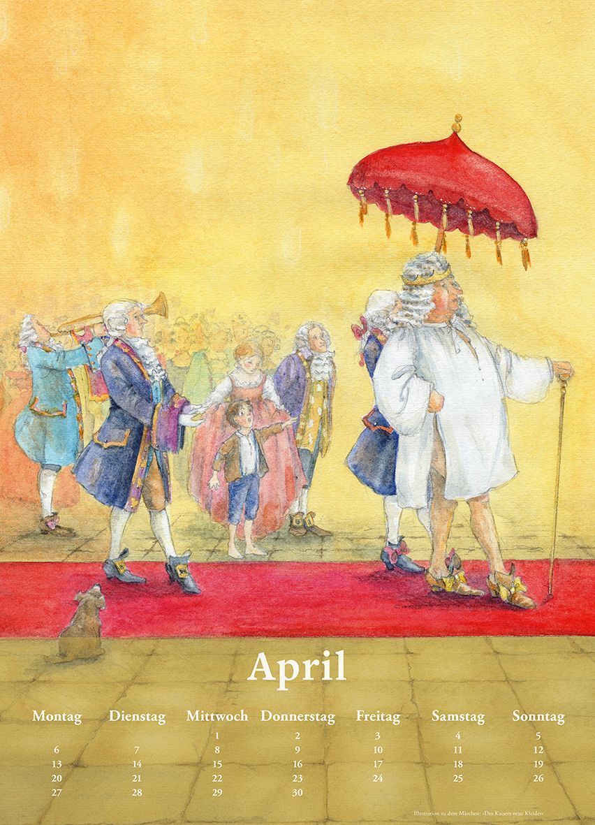 Kinderzimmer-Kalender 2027 'Hans Christian Andersen'