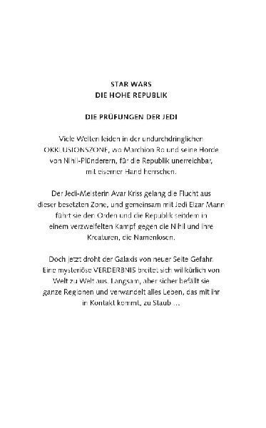 Star Wars: Die Hohe Republik - Die Tränen der Namenlosen