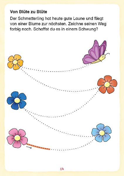 Schlau für die Schule: Mein bunter Motorik-Block