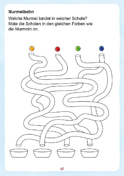 Schlau für die Schule: Mein bunter Motorik-Block