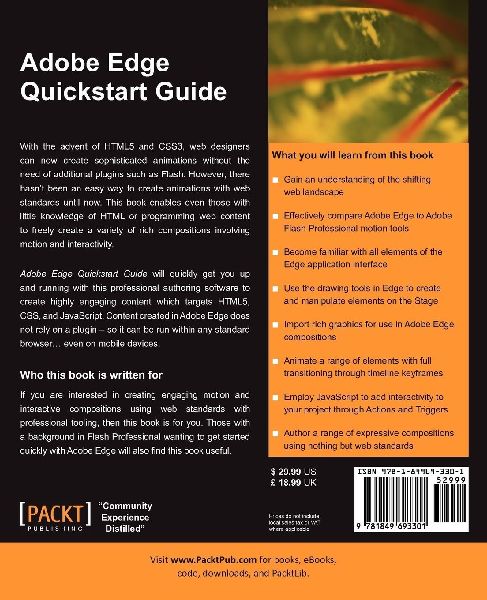 Adobe Edge QuickStart Guide