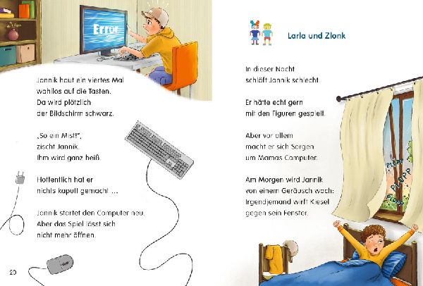 Zlonk und Larla - Freunde aus dem Computerspiel