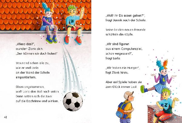 Zlonk und Larla - Freunde aus dem Computerspiel
