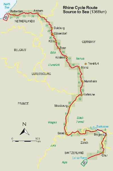 The Rhine Cycle Route