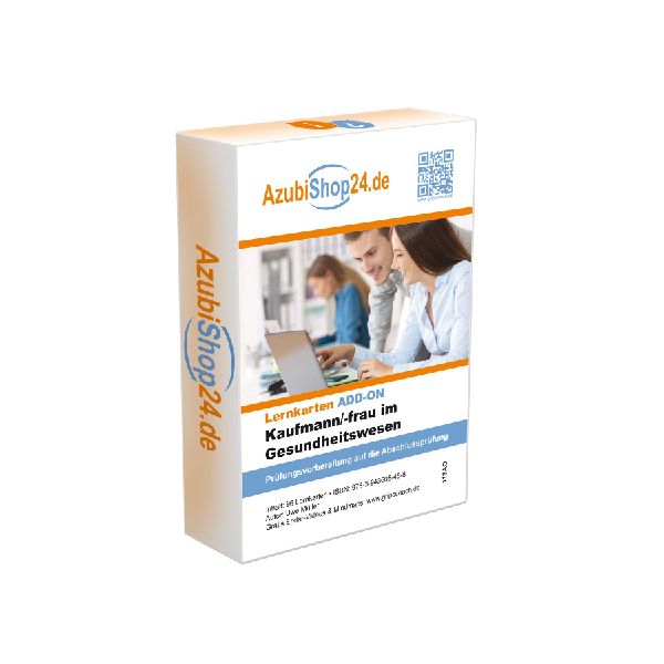 AzubiShop24.de Add-on-Lernkarten Kaufmann / Kauffrau im Gesund...