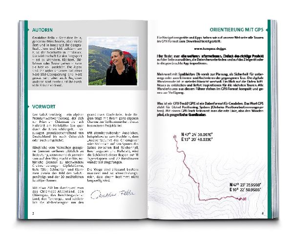 KOMPASS Wanderführer SalzAlpenSteig, Chiemsee, Königssee, Hallstätter See, 40 Touren mit Extra-Tourenkarte