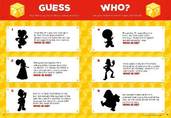 Super Mario Official Sticker Book