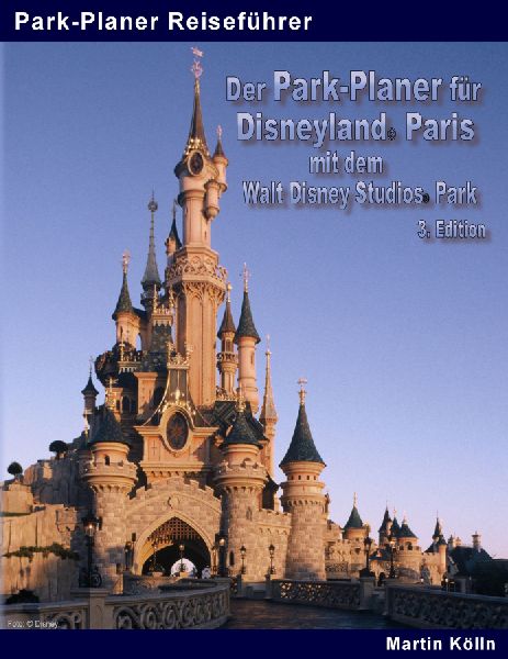 Der Park-Planer für Disneyland Paris mit dem Walt Disney Stud...