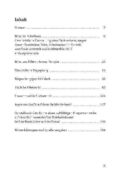 Wahre Mordgeschichten