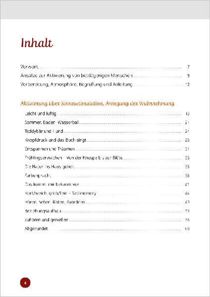 Kurzaktivierungen für Bettlägerige