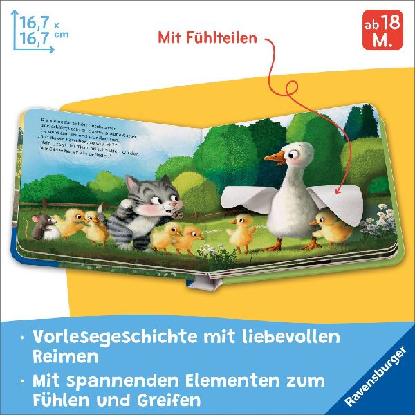 Mein erstes Vorlese-Fühlbuch - Bist du eine Katze?