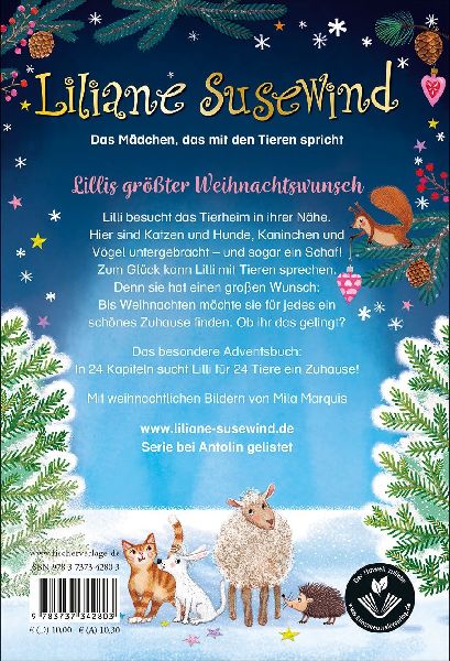 Liliane Susewind - 24 Tiere suchen ein Zuhause. Das Adventskalenderbuch