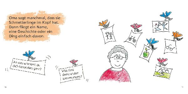 Oma Luise und die Schmetterlinge