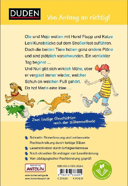 Duden Leseprofi - Silbe für Silbe: Geschichten zum Lachen und Spaßhaben, 1. Klasse