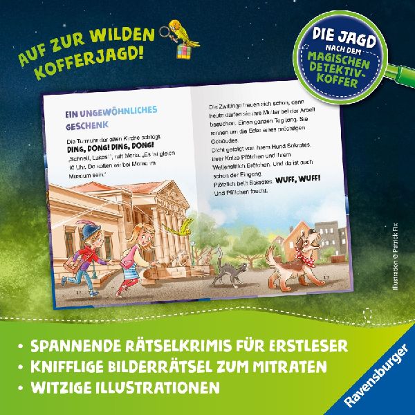 Die Jagd nach dem magischen Detektivkoffer, Band 5 - Goldraub im Museum