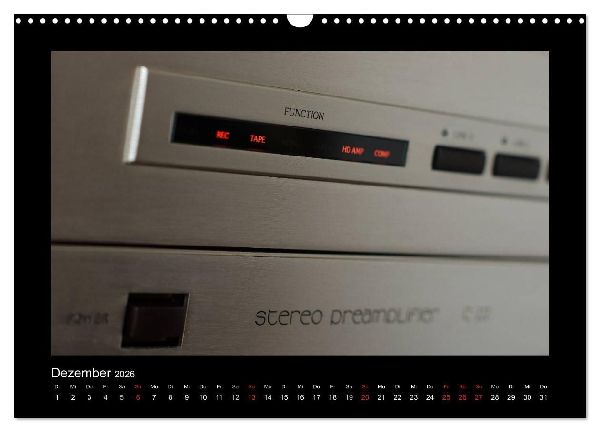 Hifi Visionen (Wandkalender 2026 DIN A3 quer), CALVENDO Monatskalender