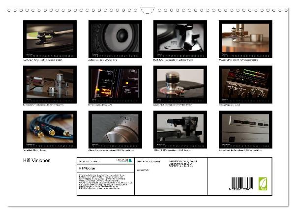 Hifi Visionen (Wandkalender 2026 DIN A3 quer), CALVENDO Monatskalender