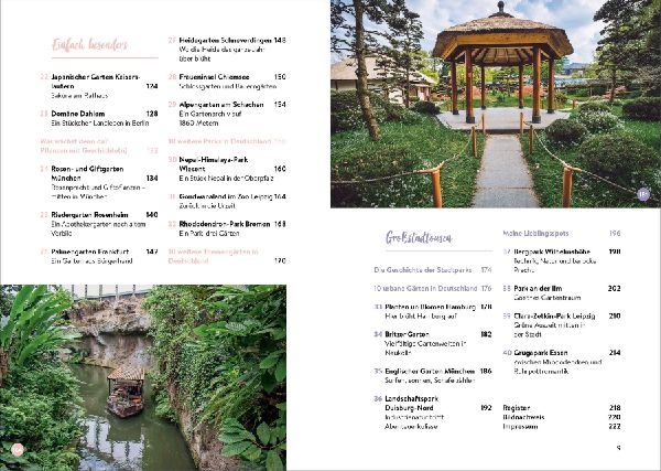 Gartenreisen - Botanische Gärten und Parks in Deutschland
