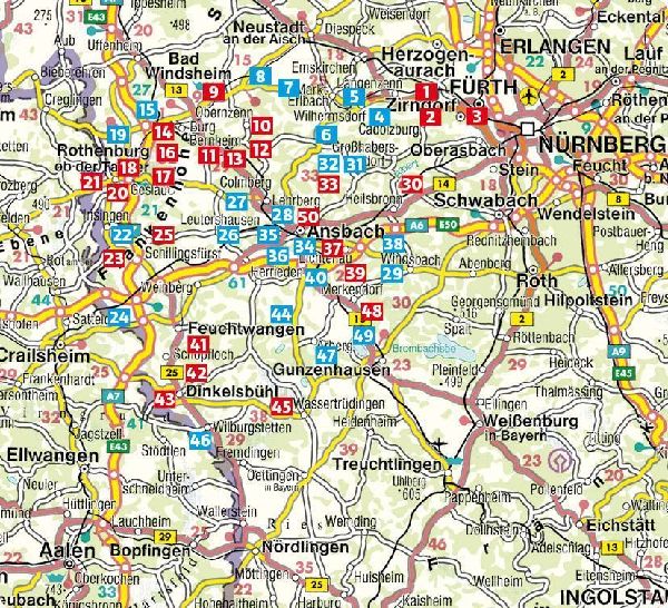 ROTHER Wanderführer Romantisches Franken